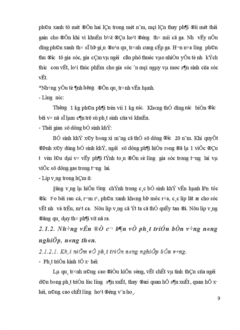 image for page Đánh giá thực trạng và định ra giải pháp phát triển bền vững hệ thống biogas sinh học trong quan hệ với các ngành sản xuất có liên quan ở nông thôn huyện Chương Mỹ-Hà Tây.