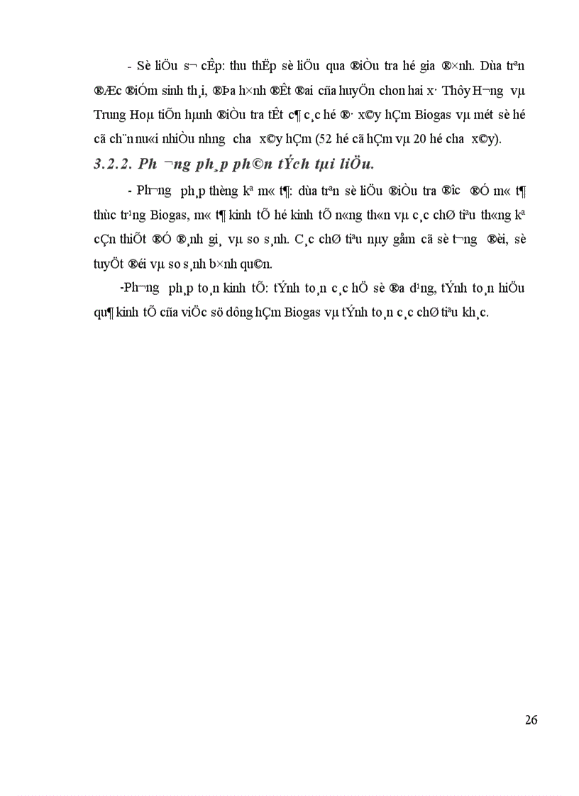 image for page Đánh giá thực trạng và định ra giải pháp phát triển bền vững hệ thống biogas sinh học trong quan hệ với các ngành sản xuất có liên quan ở nông thôn huyện Chương Mỹ-Hà Tây.