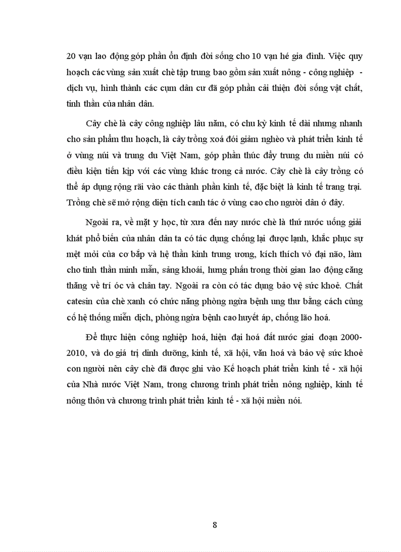 image for page Một số giải pháp nhằm phát triển sản xuất chè ở Việt Nam từ nay đến năm 2010.