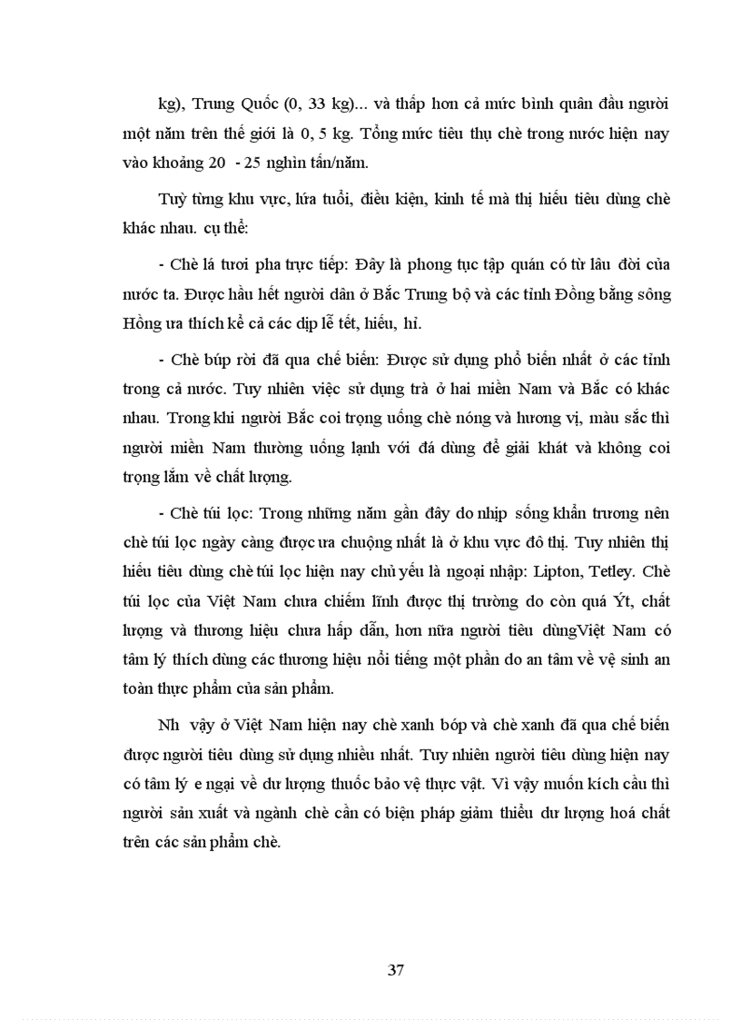 image for page Một số giải pháp nhằm phát triển sản xuất chè ở Việt Nam từ nay đến năm 2010.