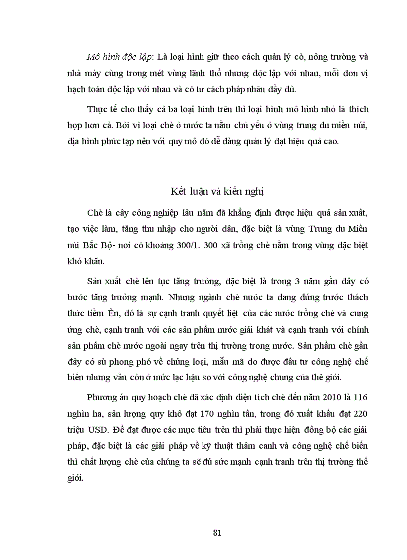image for page Một số giải pháp nhằm phát triển sản xuất chè ở Việt Nam từ nay đến năm 2010.
