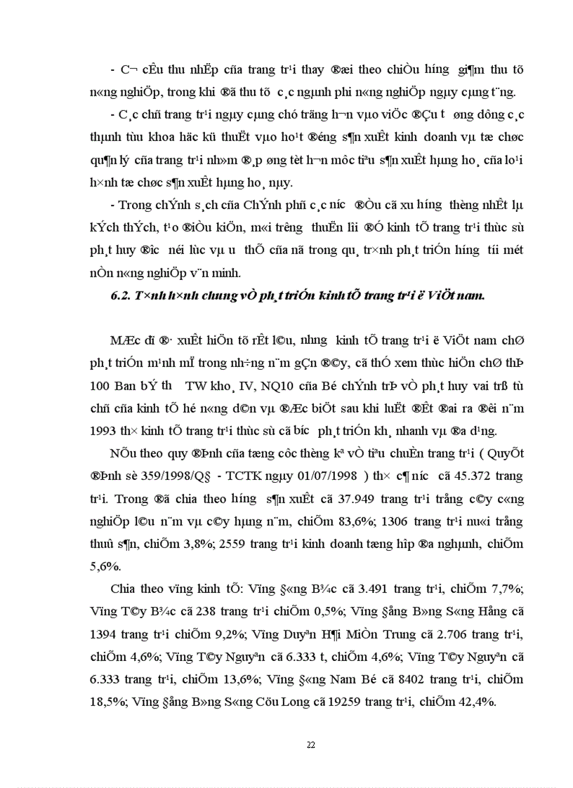 image for page Thực trạng, phương hướng và giải pháp nhằm đẩy nhanh phát triển kinh tế trang trại của tỉnh thời gian tới.