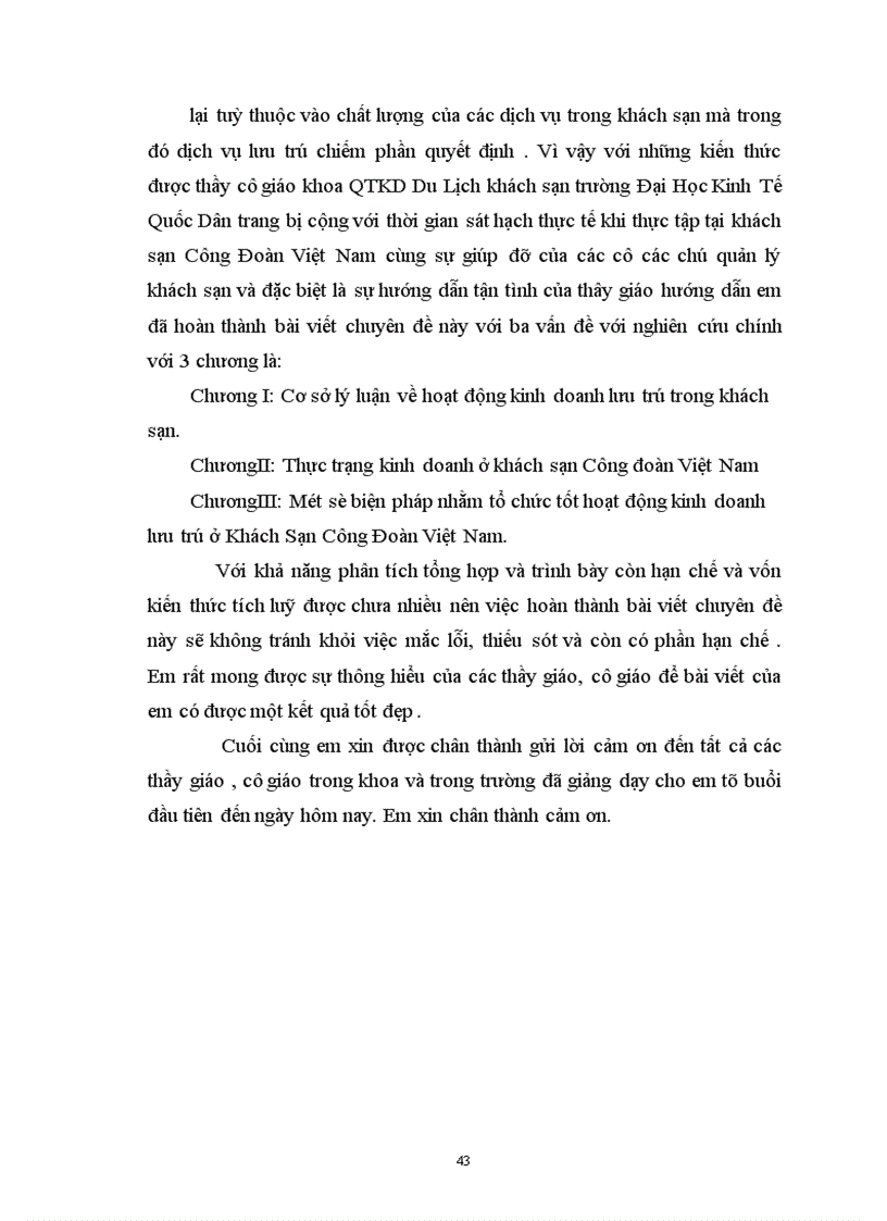 image for page Hoạt động kinh doanh lưu trú ở Khách Sạn Công Đoàn Việt Nam.