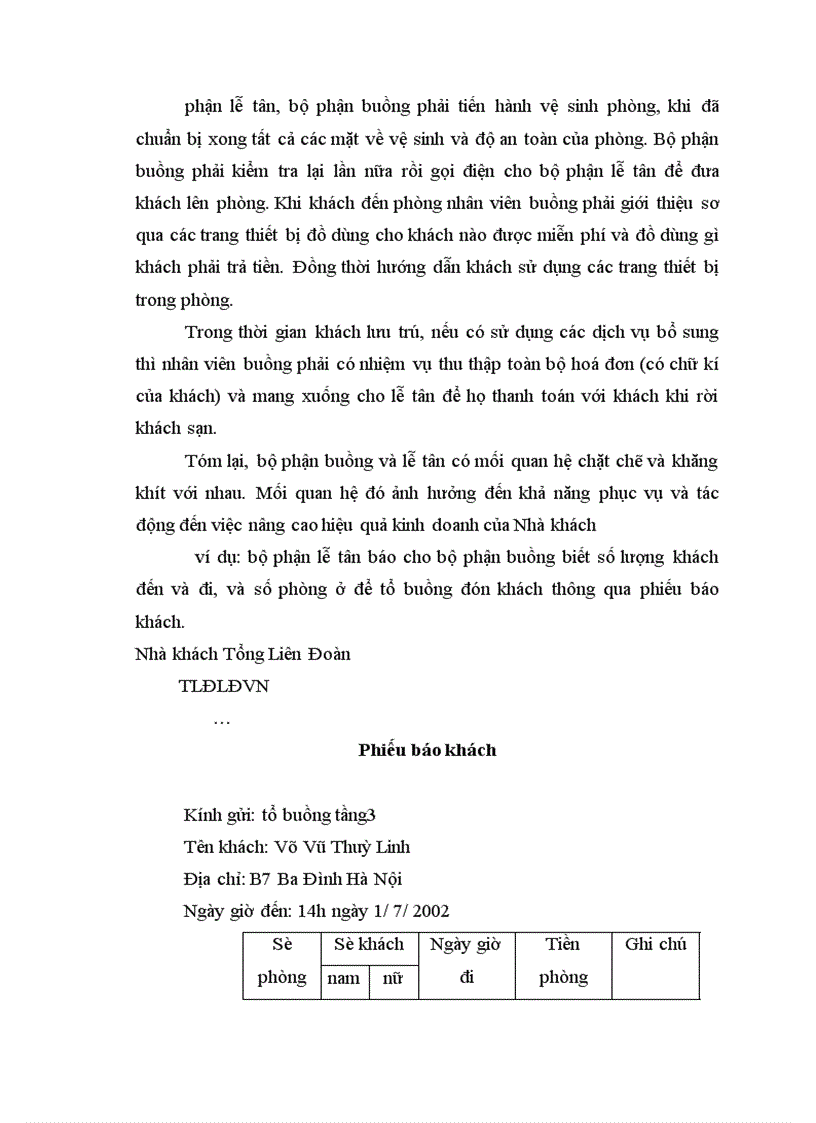 image for page Nghiệp vụ phục vụ buồng trong khách sạn.
