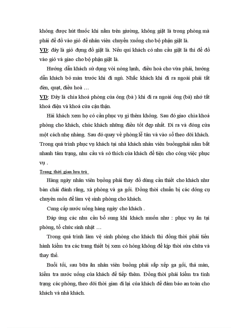 image for page Nghiệp vụ phục vụ buồng trong khách sạn.