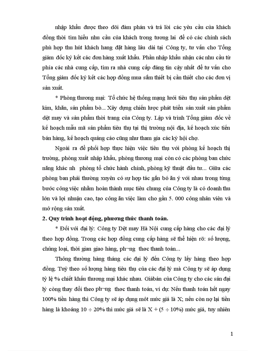 image for page Phân tích tình hình tiêu thụ và một số giải pháp nâng cao sản lượng tiêu thụ sản phẩm của Công ty Dệt may Hà Nội tại thị trường nội địa