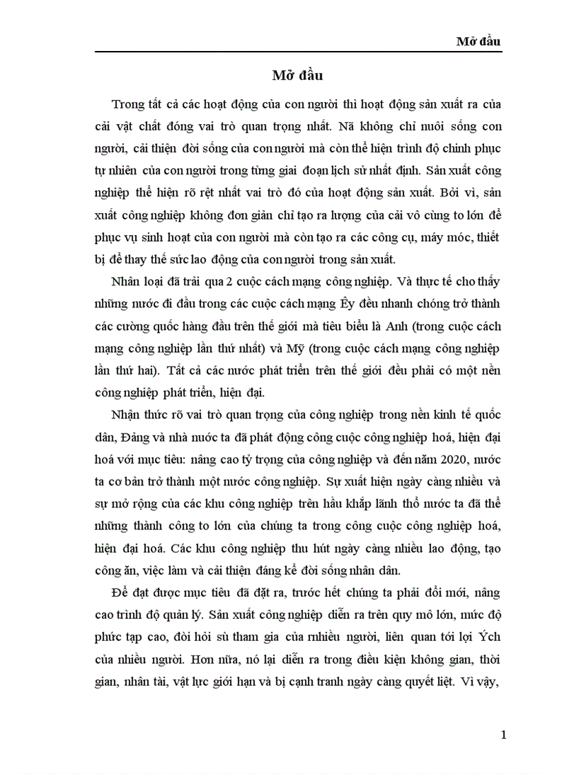 image for page Tiểu luận vai trò của quản lý sản xuất công nghiệp