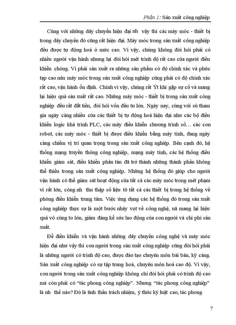 image for page Tiểu luận vai trò của quản lý sản xuất công nghiệp