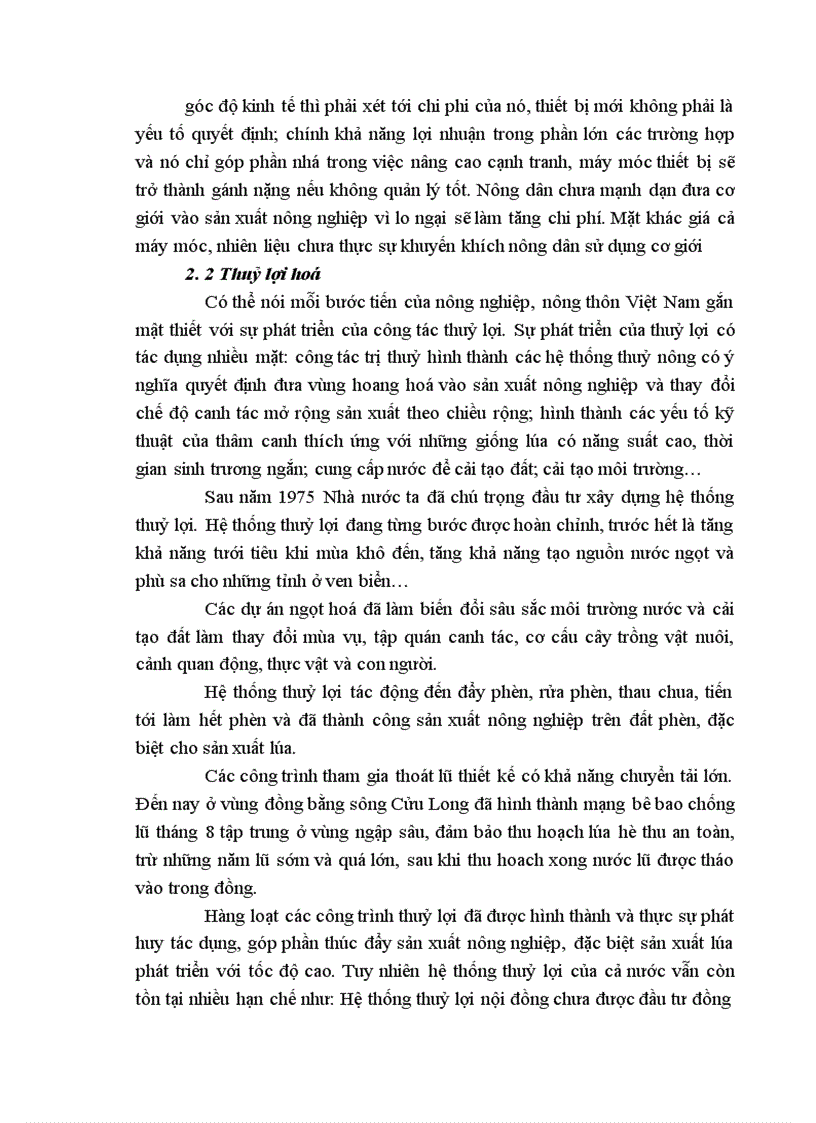 image for page Công nghiệp hoá hiện đai hoá nông nghiệp và nông rhôn hiện nay.