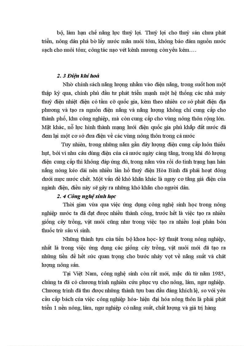 image for page Công nghiệp hoá hiện đai hoá nông nghiệp và nông rhôn hiện nay.