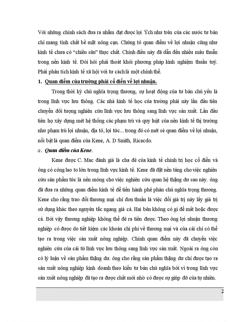 image for page Bản chất và nguồn gốc của lợi nhuận cũng như vài trò của nó trong nền kinh tế thị trường và sự vận dụng vào Việt Nam