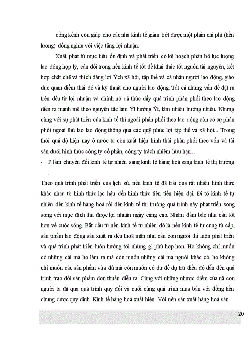 image for page Bản chất và nguồn gốc của lợi nhuận cũng như vài trò của nó trong nền kinh tế thị trường và sự vận dụng vào Việt Nam