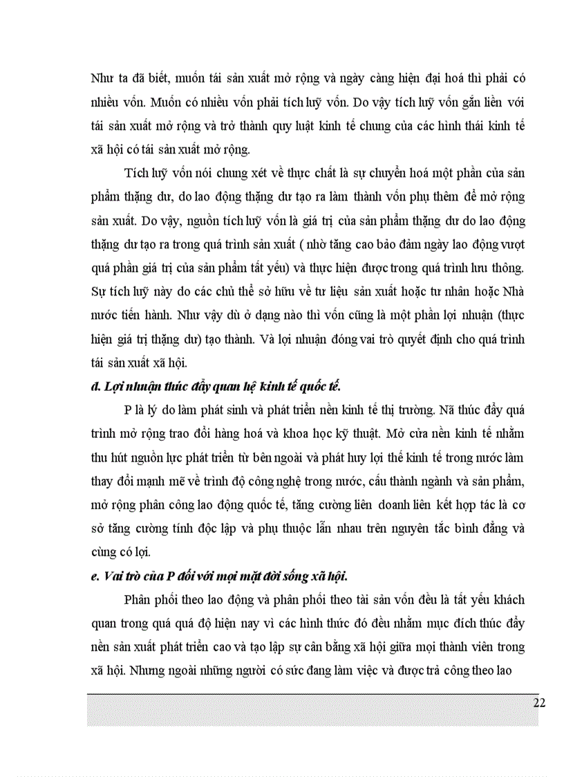 image for page Bản chất và nguồn gốc của lợi nhuận cũng như vài trò của nó trong nền kinh tế thị trường và sự vận dụng vào Việt Nam