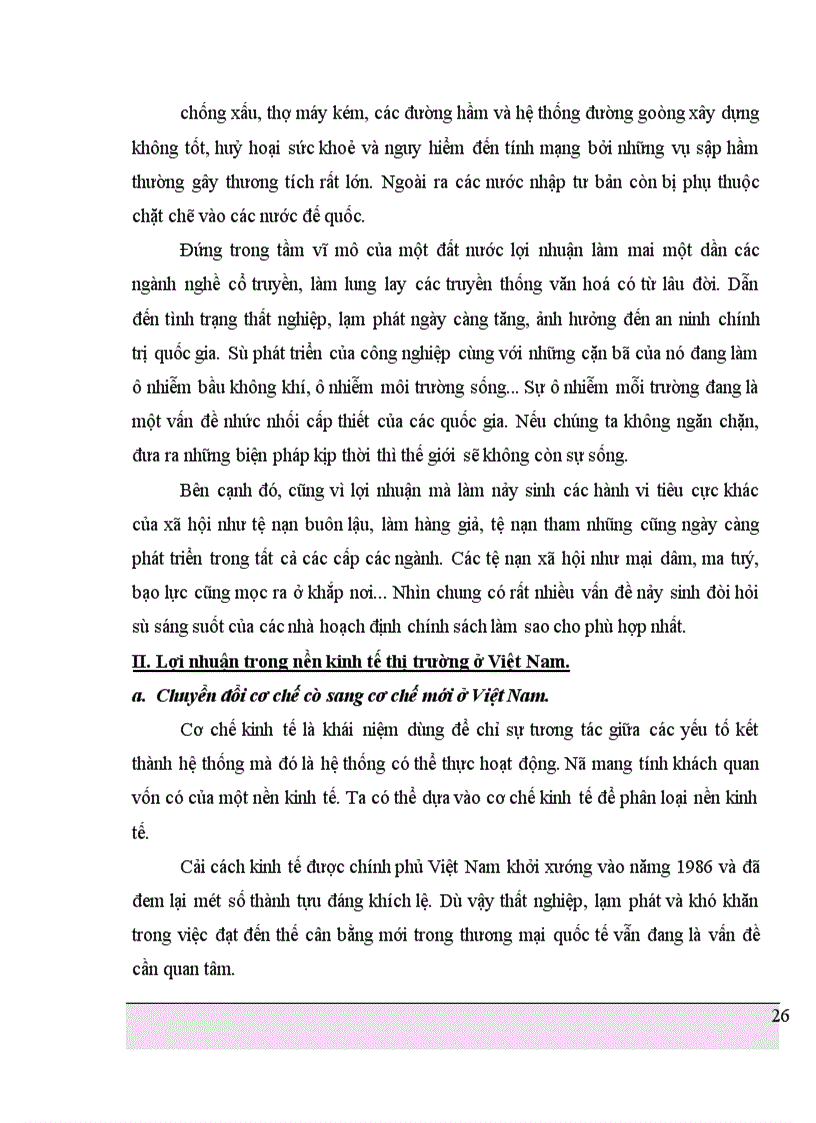 image for page Bản chất và nguồn gốc của lợi nhuận cũng như vài trò của nó trong nền kinh tế thị trường và sự vận dụng vào Việt Nam