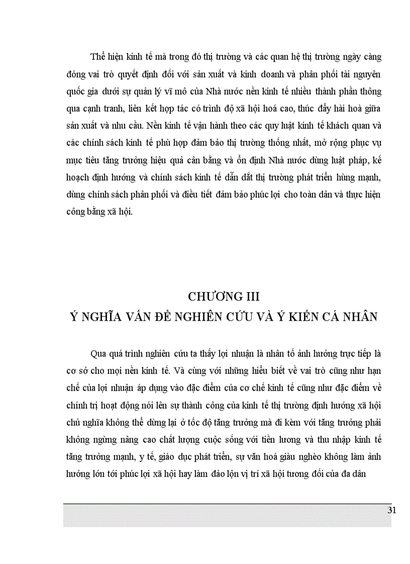 image for page Bản chất và nguồn gốc của lợi nhuận cũng như vài trò của nó trong nền kinh tế thị trường và sự vận dụng vào Việt Nam