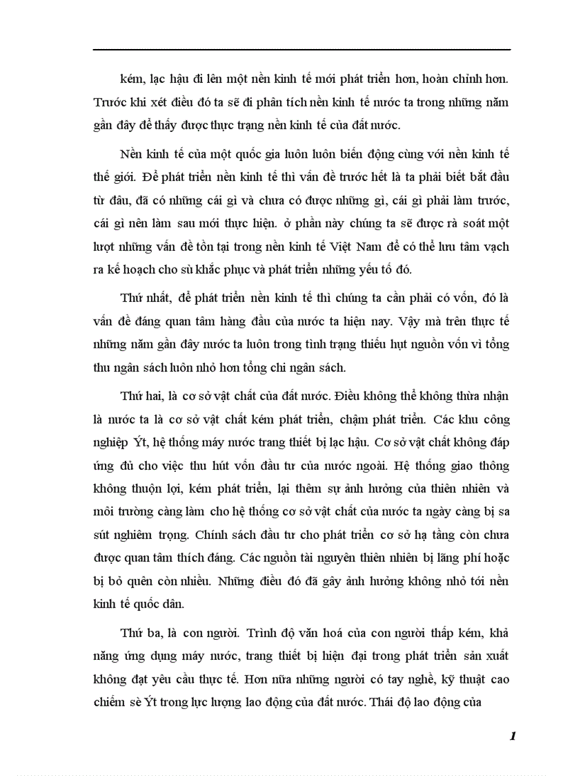 image for page Thực trạng nền kinh tế nước ta và các giải pháp nhằm phát triển nền kinh tế thị trường ở Việt Nam