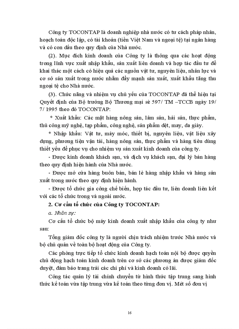 image for page Nâng cao hiệu quả xuất nhập khẩu uỷ thác ở Công ty TOCONTAP