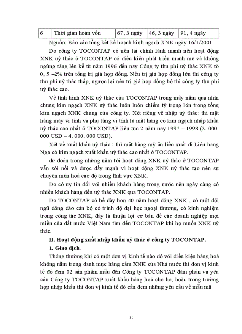 image for page Nâng cao hiệu quả xuất nhập khẩu uỷ thác ở Công ty TOCONTAP