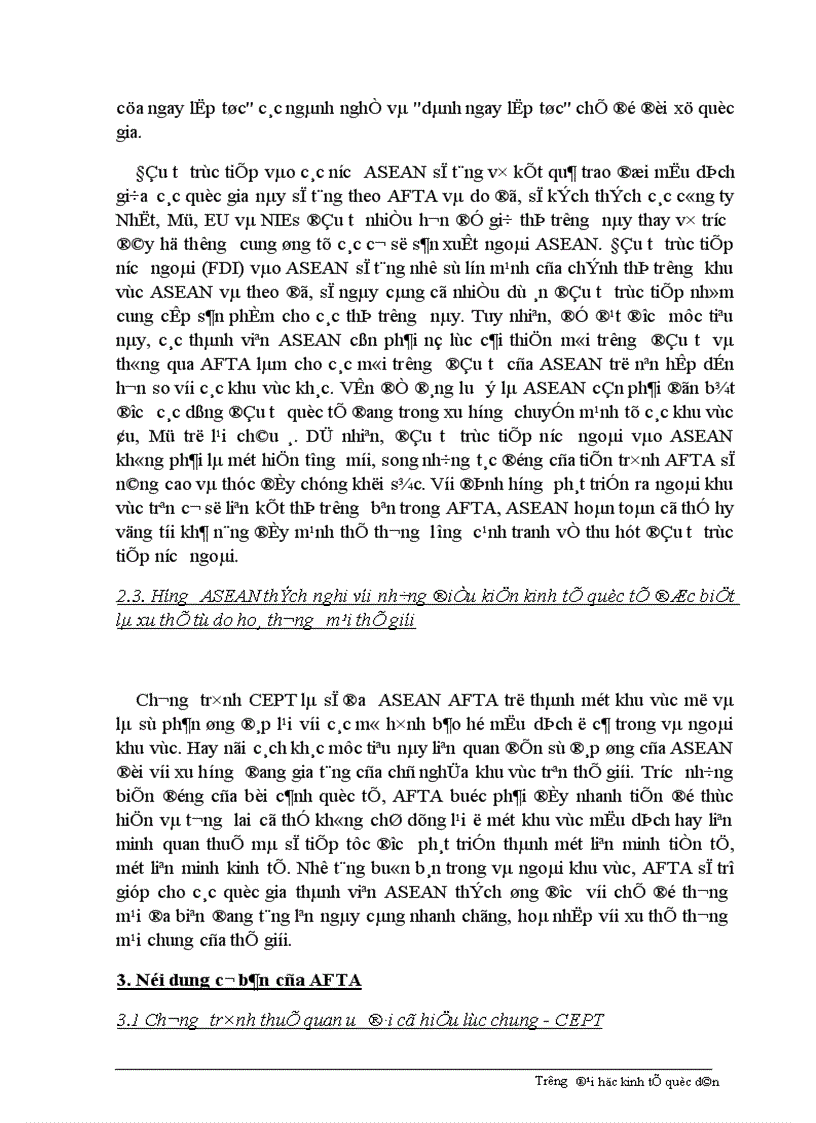 image for page Giải pháp nhằm đẩy nhanh việc thực hiện các cam kết của Việt Nam trong khuôn khổ AFTA.