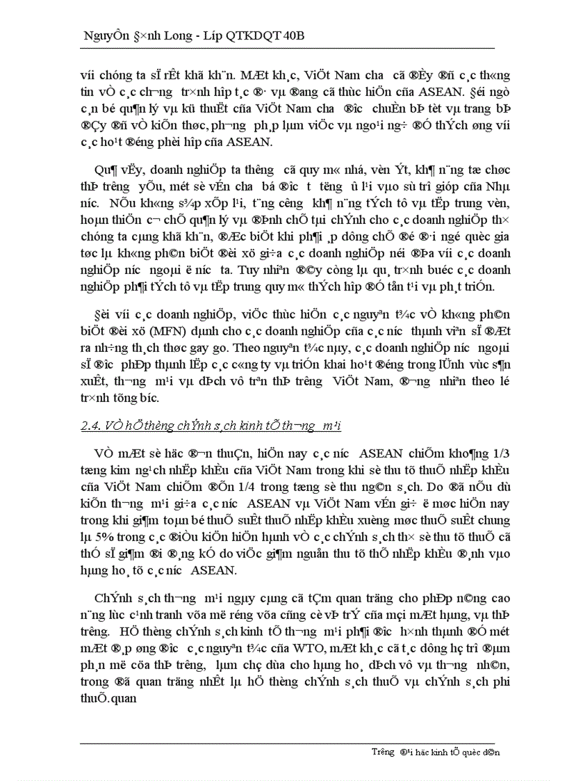 image for page Giải pháp nhằm đẩy nhanh việc thực hiện các cam kết của Việt Nam trong khuôn khổ AFTA.