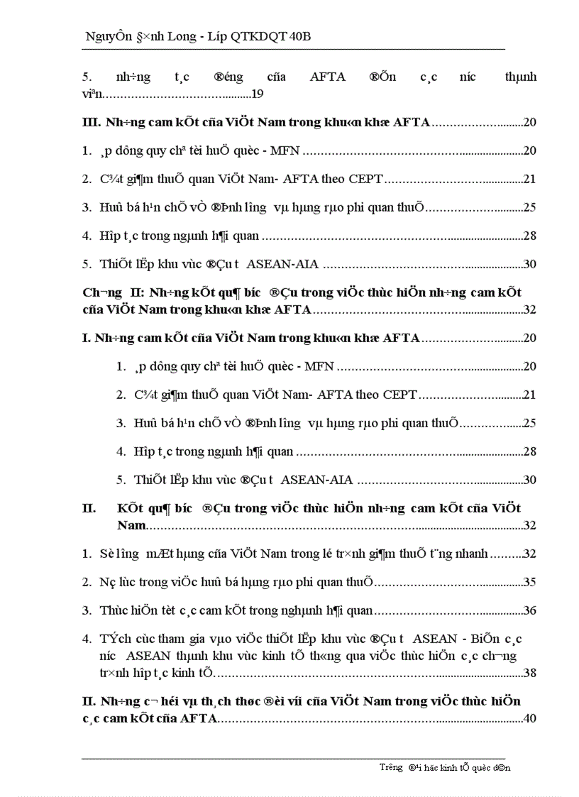 image for page Giải pháp nhằm đẩy nhanh việc thực hiện các cam kết của Việt Nam trong khuôn khổ AFTA.