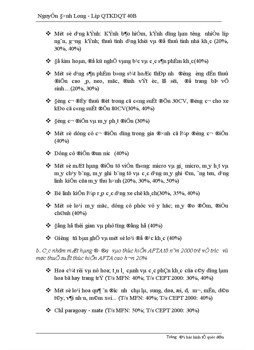 image for page Giải pháp nhằm đẩy nhanh việc thực hiện các cam kết của Việt Nam trong khuôn khổ AFTA.