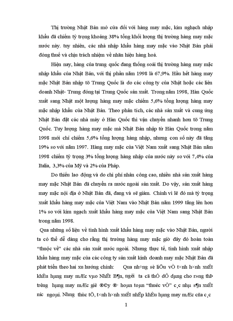 image for page Giải pháp thúc đẩy hàng dệt may của vinateximex sang thị trường Nhật Bản.