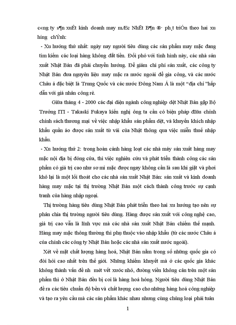 image for page Giải pháp thúc đẩy hàng dệt may của vinateximex sang thị trường Nhật Bản.