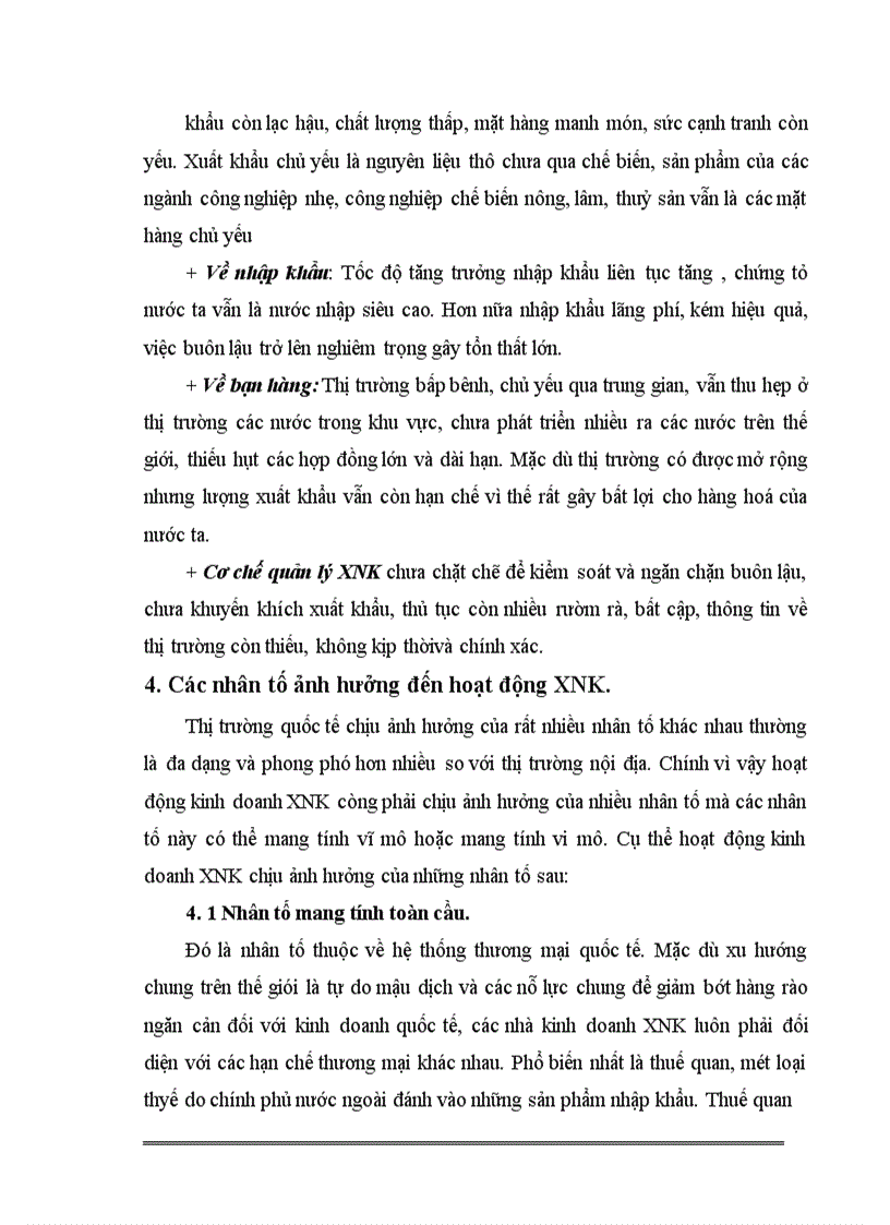 image for page Mở rộng thị trường XNK của công ty mimexco