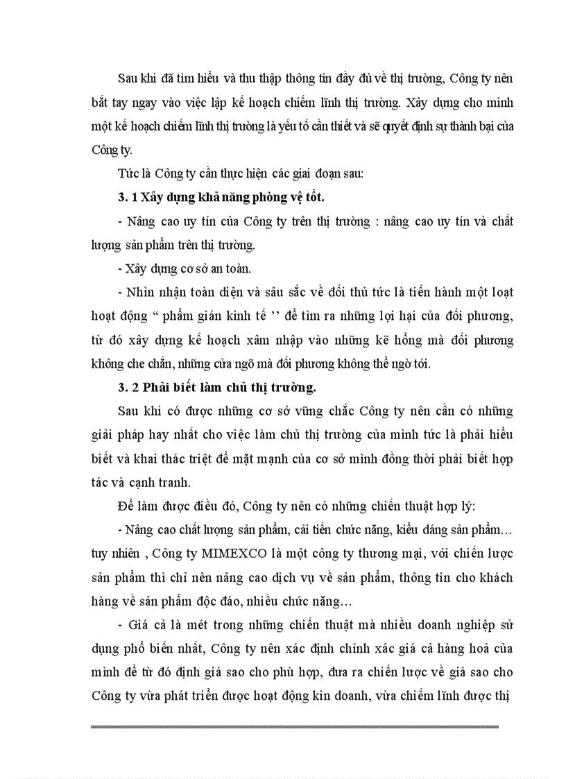 image for page Mở rộng thị trường XNK của công ty mimexco