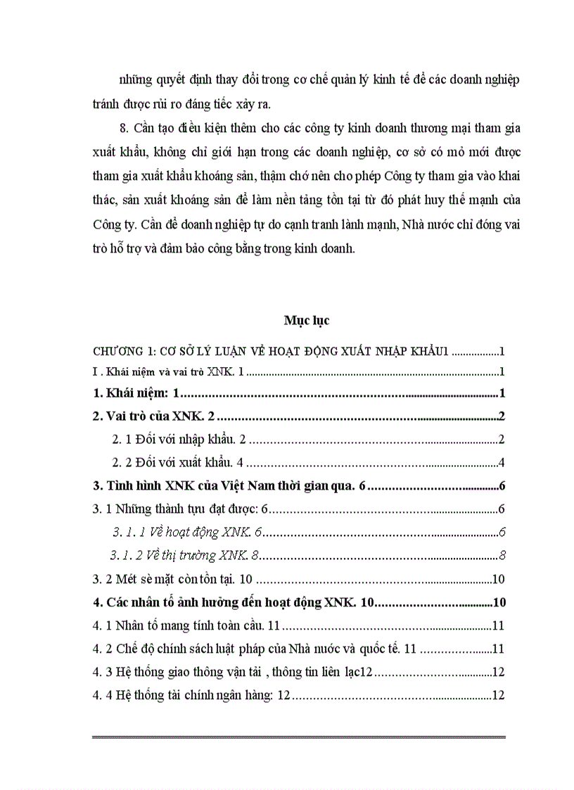 image for page Mở rộng thị trường XNK của công ty mimexco