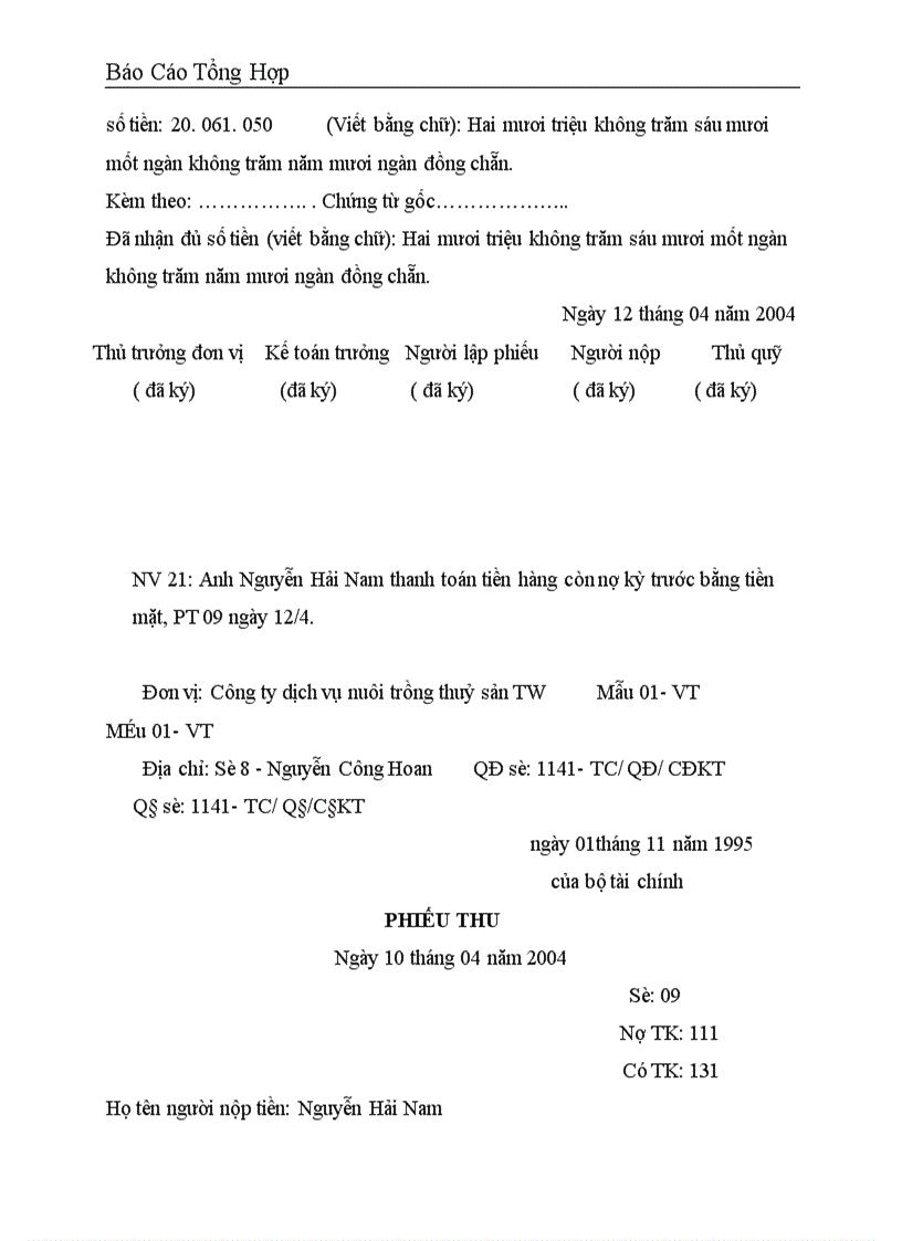 image for page Công tác hạch toán kế toán tại Công ty dịch vụ nuôi trồng thuỷ sản Trung Ương .