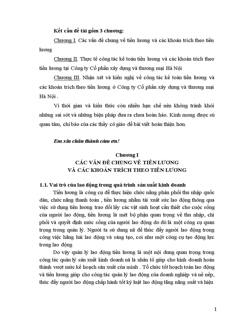 image for page Kế toán tiền lương và các khoản trích theo lương tại Công ty cổ phần xây dựng và thương mại Hà Nôị i