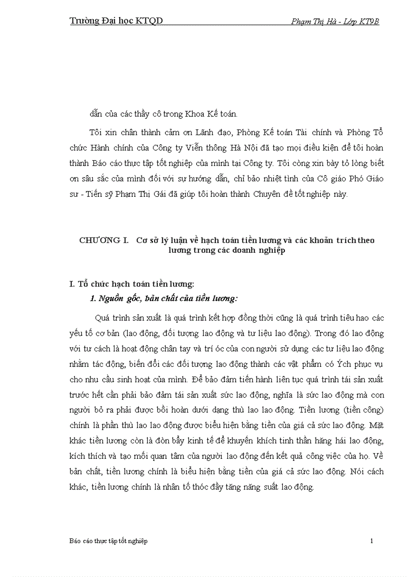 image for page Hoàn thiện hạch toán tiền lương với việc nâng cao hiệu quả sử dụng người lao động tại Công ty Viễn thông Hà Nội.