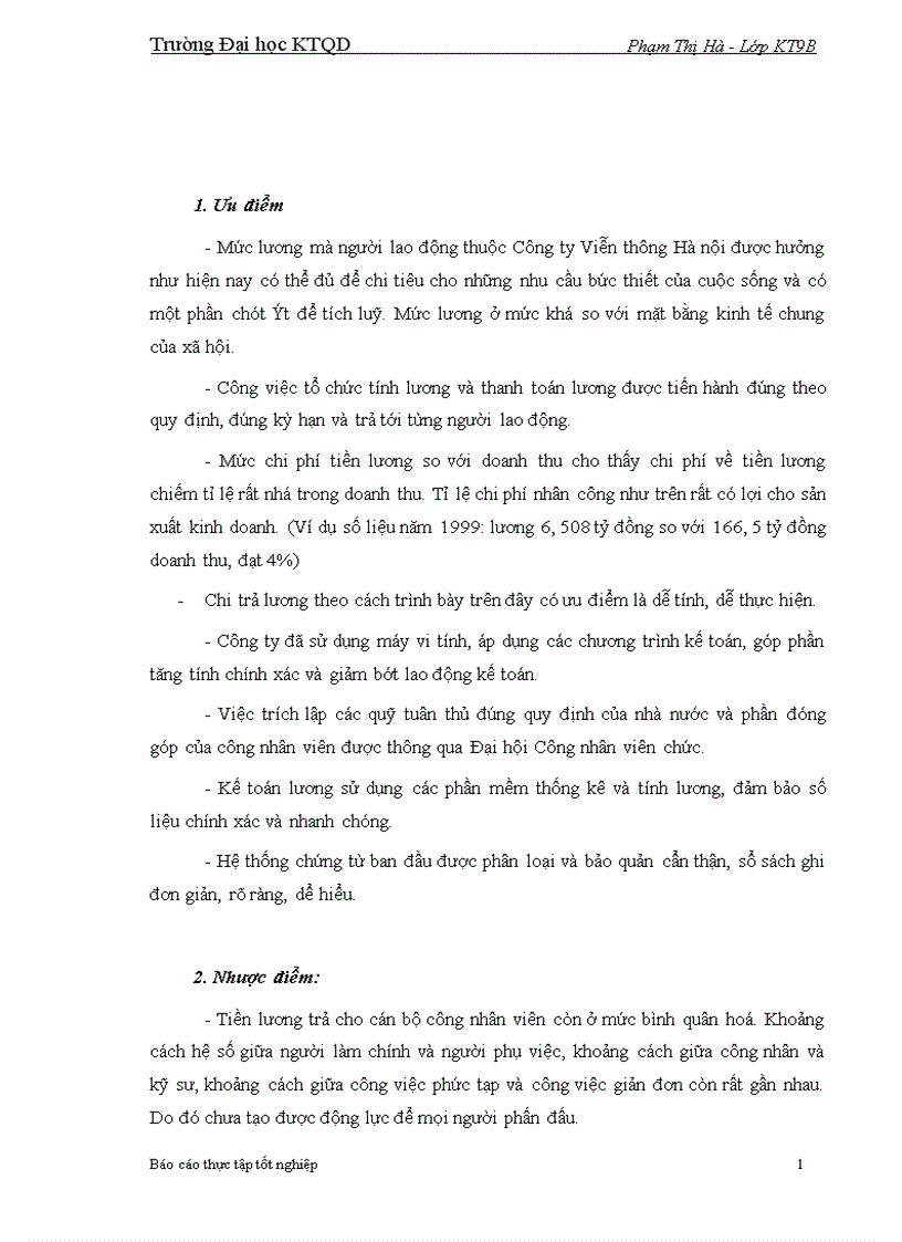 image for page Hoàn thiện hạch toán tiền lương với việc nâng cao hiệu quả sử dụng người lao động tại Công ty Viễn thông Hà Nội.