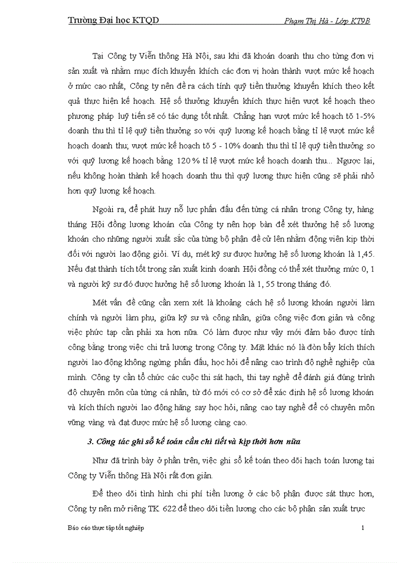 image for page Hoàn thiện hạch toán tiền lương với việc nâng cao hiệu quả sử dụng người lao động tại Công ty Viễn thông Hà Nội.