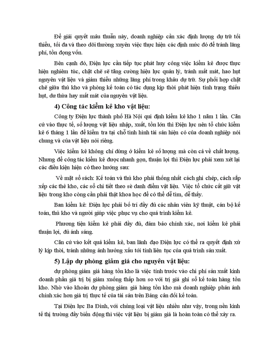image for page Hoàn thiện hạch toán kế toán và quản lý nguyên liệu, vật liệu tại Điện lực Ba Đình - Hà Nội