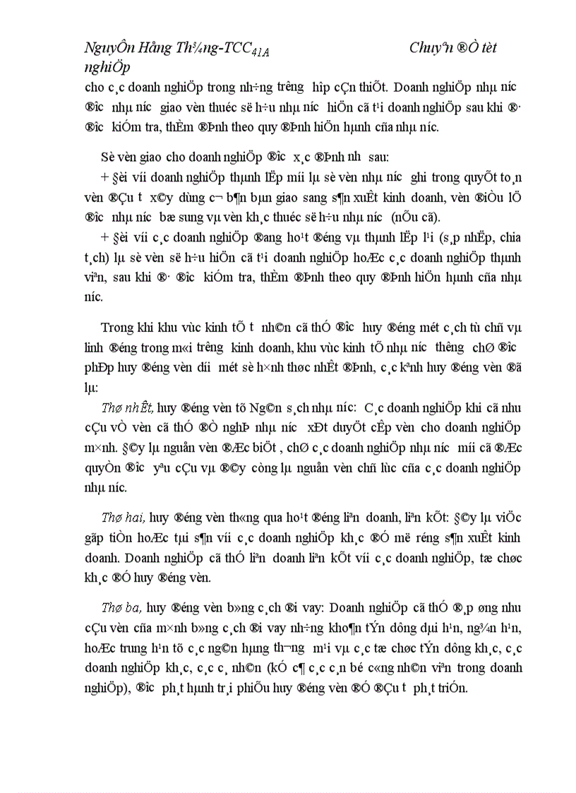 image for page Quản lý vốn nhà nước tại doanh nghiệp nhà nước - Nghiên cứu vận dụng tại Nhà máy len Hà Đông