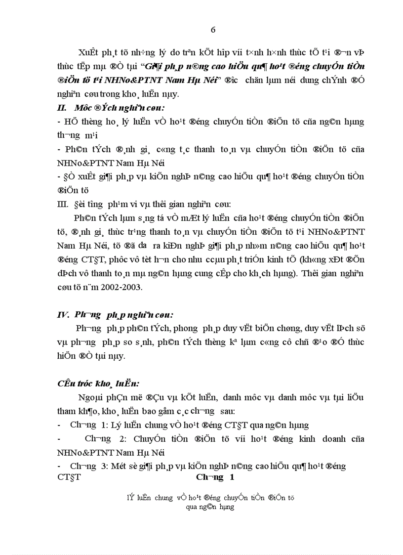 image for page Giải pháp nâng cao hiệu quả hoạt động chuển tiền điện tử tại ngân hàng nông nghiệp và phát triển nông thôn Nam Hà Nội