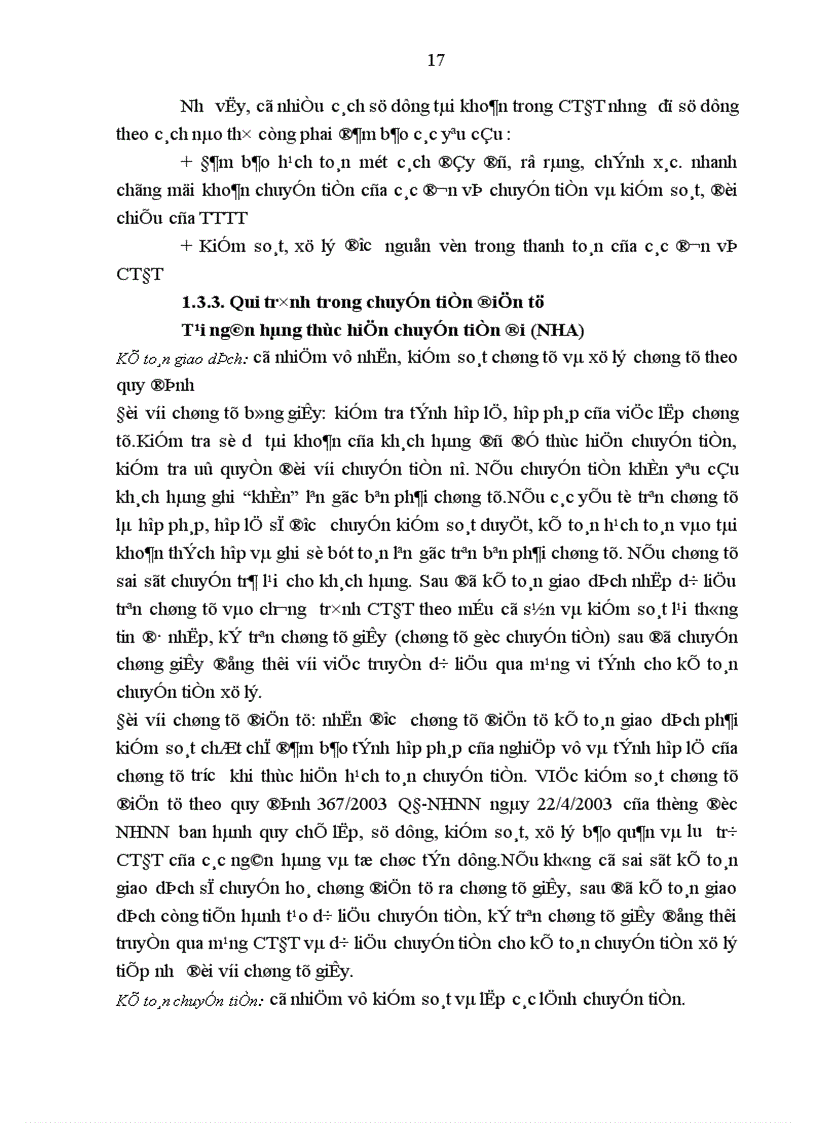 image for page Giải pháp nâng cao hiệu quả hoạt động chuển tiền điện tử tại ngân hàng nông nghiệp và phát triển nông thôn Nam Hà Nội