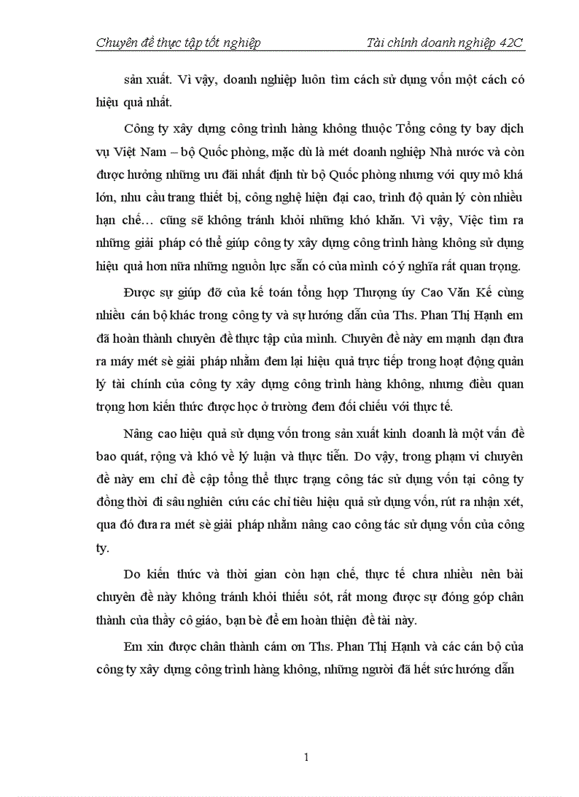 image for page Thực trạng sử dụng vốn tại công ty xây dựng công trình hàng không ACC
