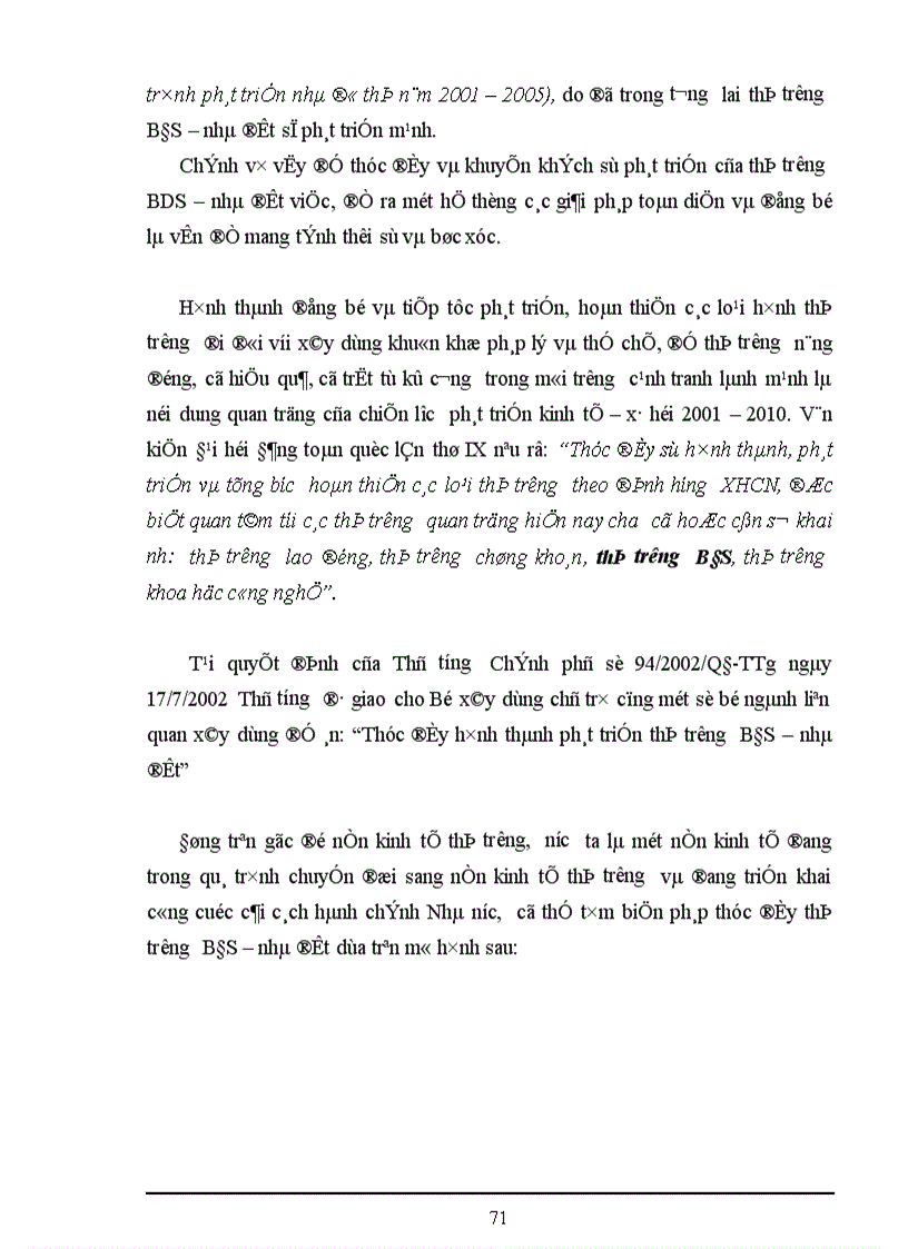 image for page Thực trạng và một số biện pháp thúc đẩy thị trường bất động sản – nhà đất ở Hà Nội