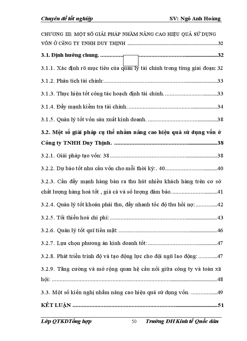 image for page Một số giải pháp nâng cao hiệu quả sử dụng vốn ở Công ty trách nhiệm hữu hạn Duy Thịnh