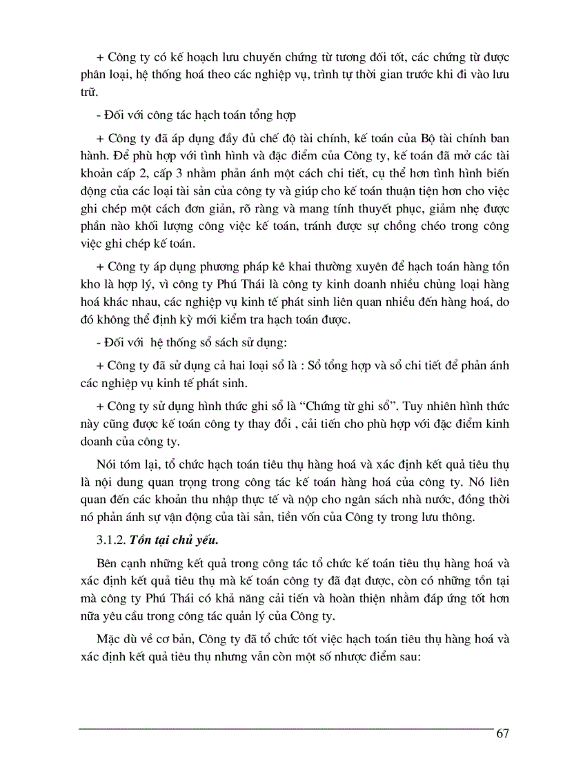 image for page Hoàn thiện kế toán bán hàng và xác định kết quả kinh doanh tại công ty trách nhiệm hữu hạn Phú Thái