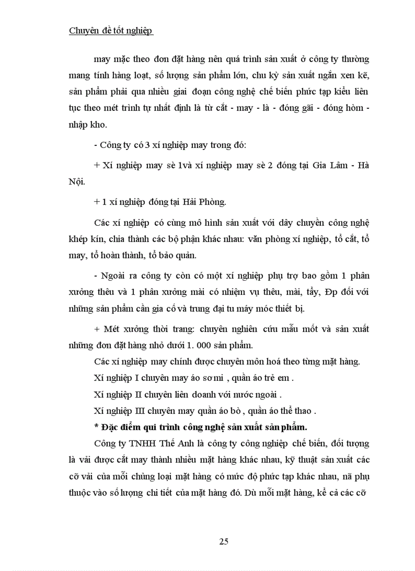 image for page Công tác kế toán tập hợp chi phí sản xuất và tính giá thành sản phẩm tại Công ty trách nhiệm hữu hạn Thế Anh