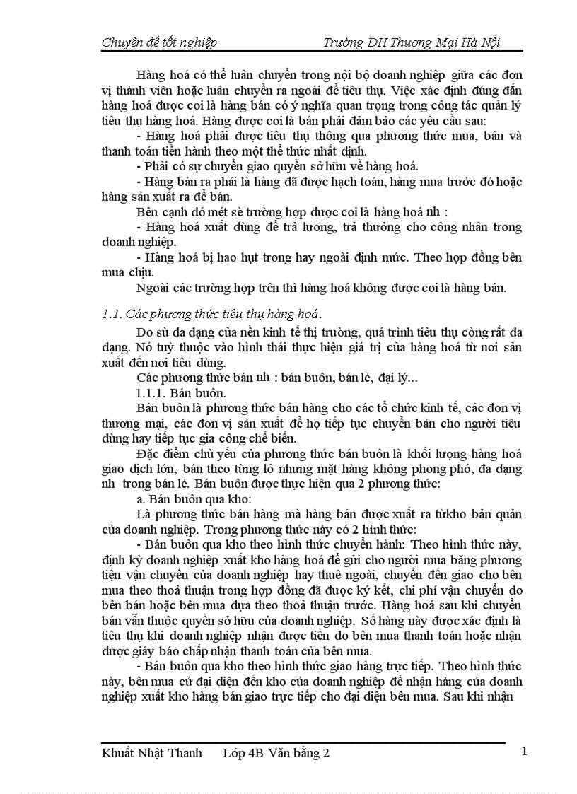 image for page Hoàn thiện kế toán nghiệp vụ tiêu thụ hàng hoá và thành phẩm tại công ty trách nhiệm hữu hạn Sao Thuỷ Tinh