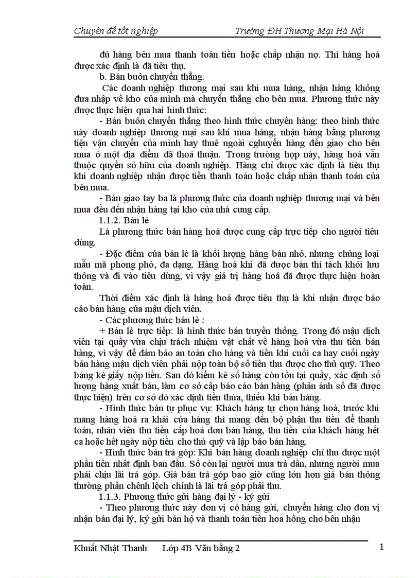 image for page Hoàn thiện kế toán nghiệp vụ tiêu thụ hàng hoá và thành phẩm tại công ty trách nhiệm hữu hạn Sao Thuỷ Tinh