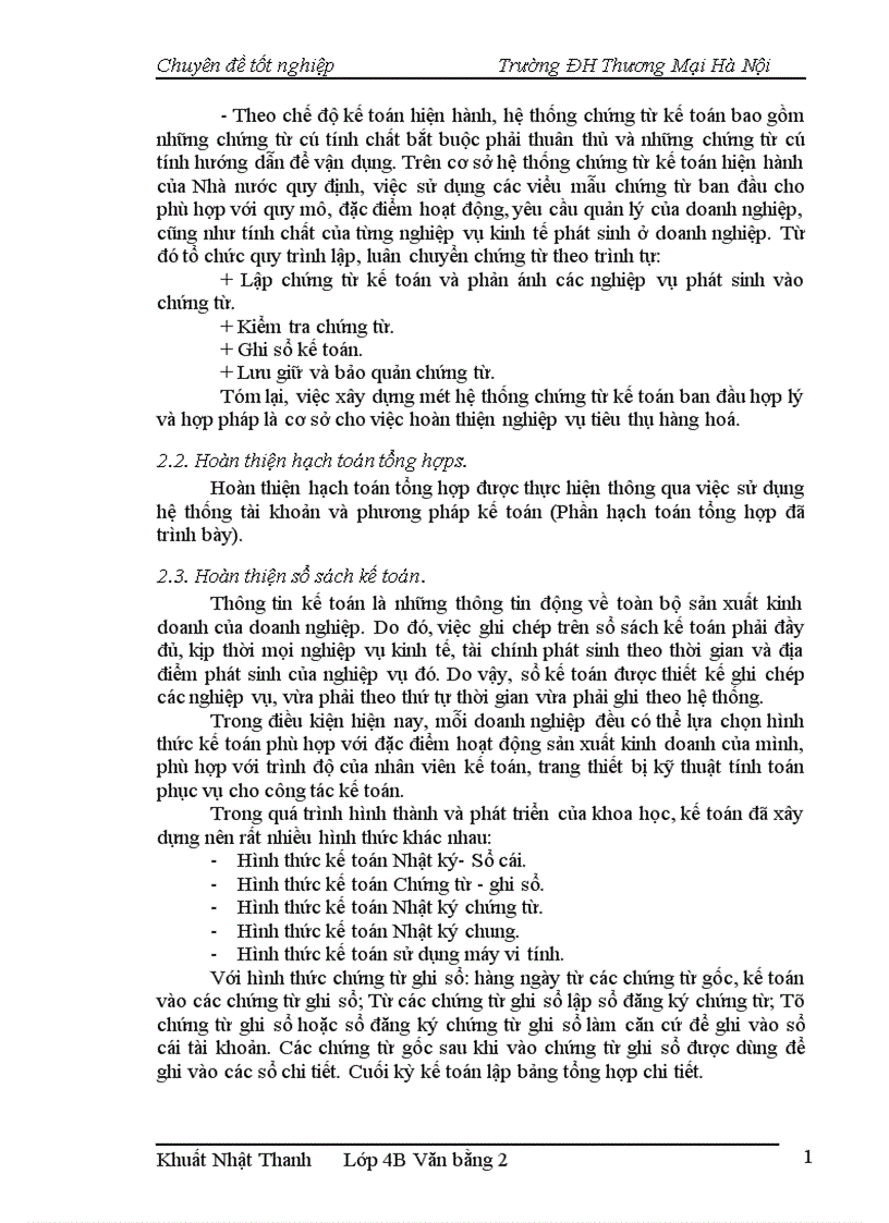 image for page Hoàn thiện kế toán nghiệp vụ tiêu thụ hàng hoá và thành phẩm tại công ty trách nhiệm hữu hạn Sao Thuỷ Tinh