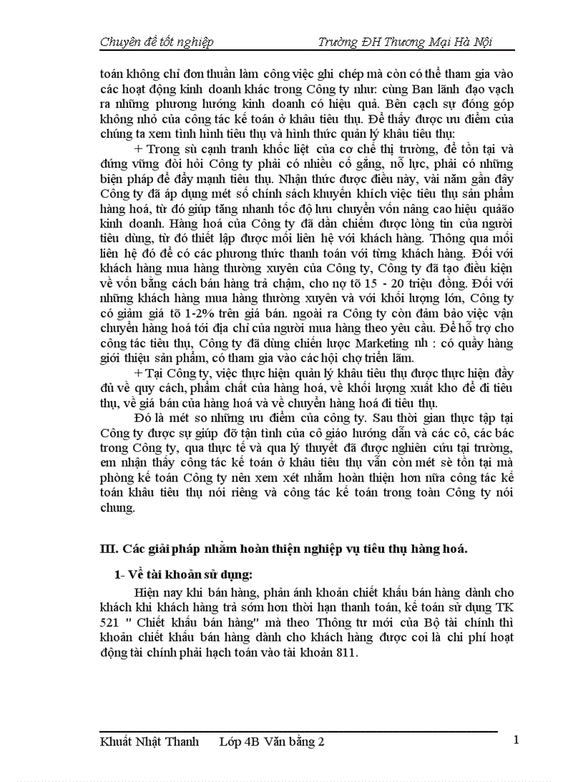 image for page Hoàn thiện kế toán nghiệp vụ tiêu thụ hàng hoá và thành phẩm tại công ty trách nhiệm hữu hạn Sao Thuỷ Tinh