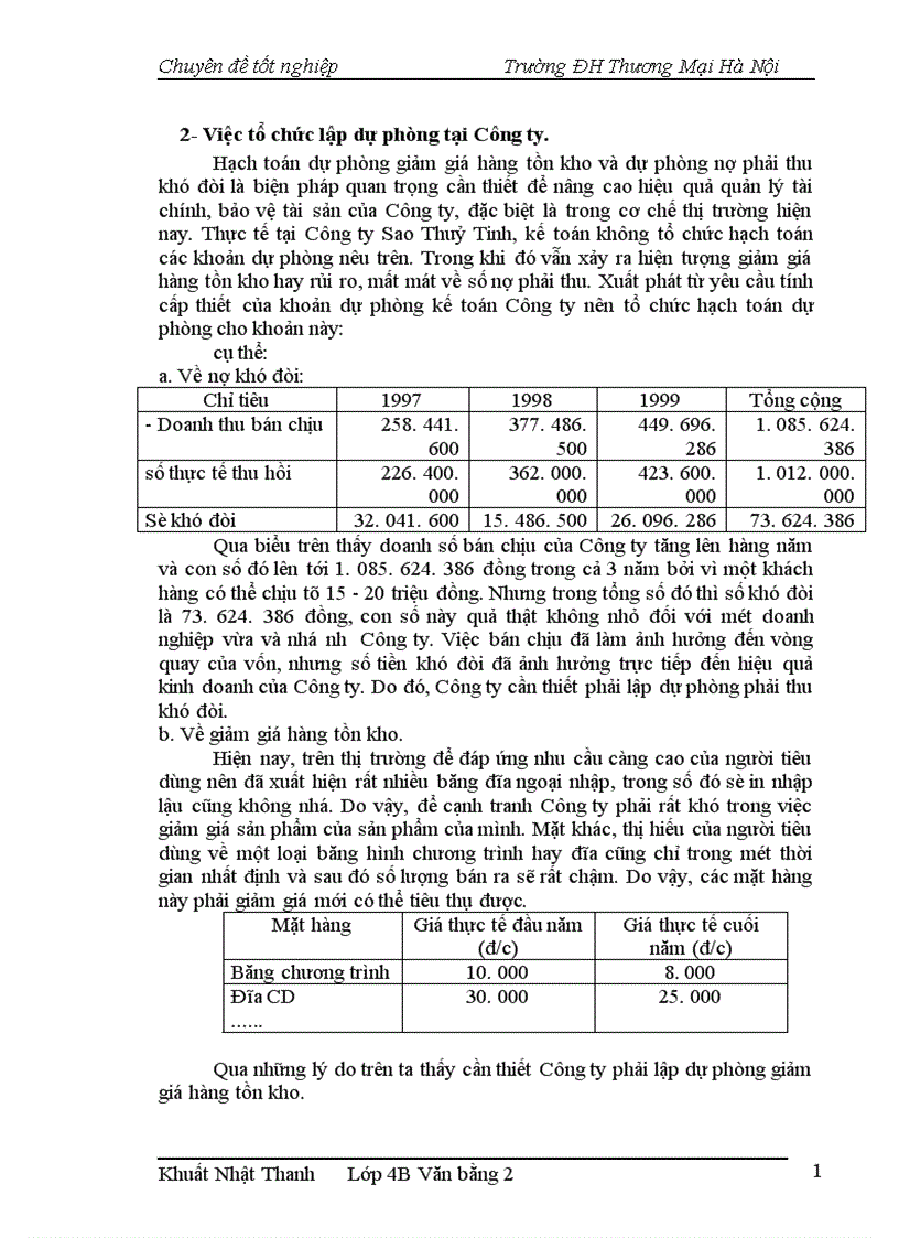 image for page Hoàn thiện kế toán nghiệp vụ tiêu thụ hàng hoá và thành phẩm tại công ty trách nhiệm hữu hạn Sao Thuỷ Tinh